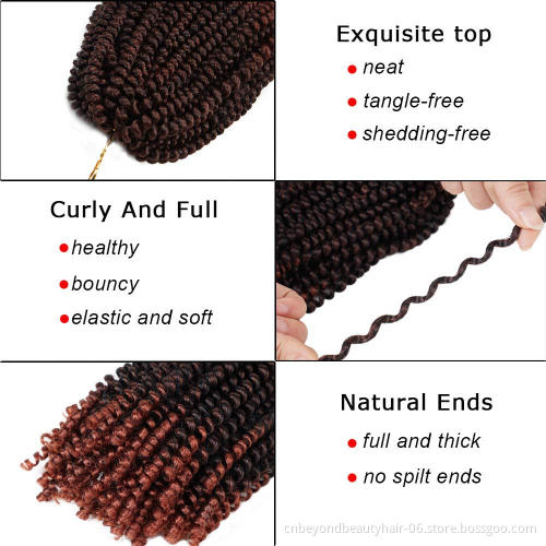 afro spring twist Hair beyond beauty spring twist hair 8 12 16 inch Long blonde nubian spring twist Crochet Hair